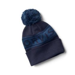 Bonnet Orvis Logo Pom Nvy/Blulgn
