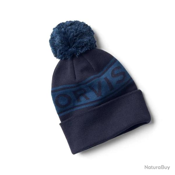 Bonnet Orvis Logo Pom Nvy/Blulgn