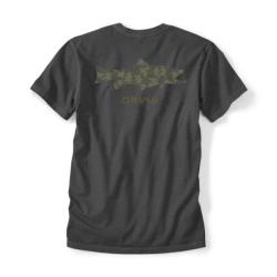 T-Shirt Orvis 1971 Camo Tees L Charcoal