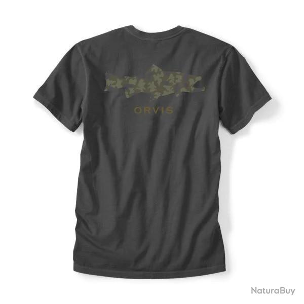 T-Shirt Orvis 1971 Camo Tees Charcoal 2XL