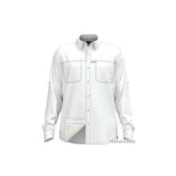 Chemise UV Orvis Open Air Caster Shirt White XXL White