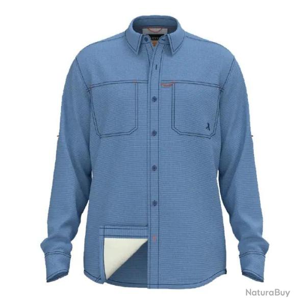 Chemise UV Orvis Open Air Caster Shirt Bleu M