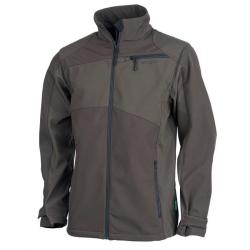 Veste de chasse softshell verte treeland veste softshell vert fonce/vert l 402