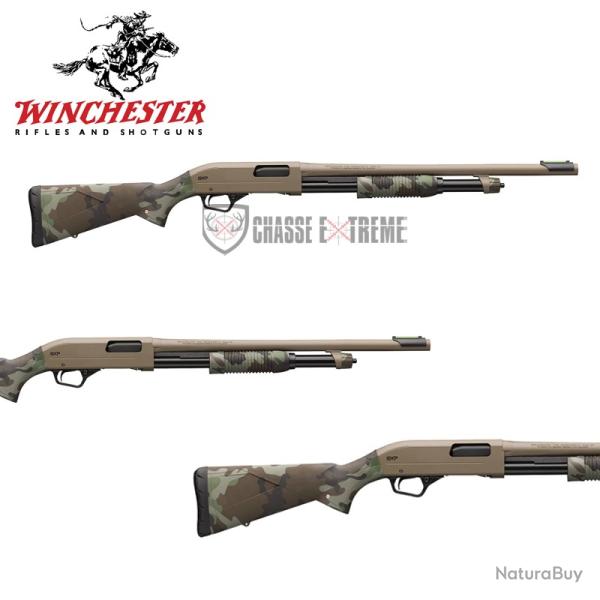 Fusil WINCHESTER SXP Defender Woodland Rifled 61cm Cal 12/76 Fde
