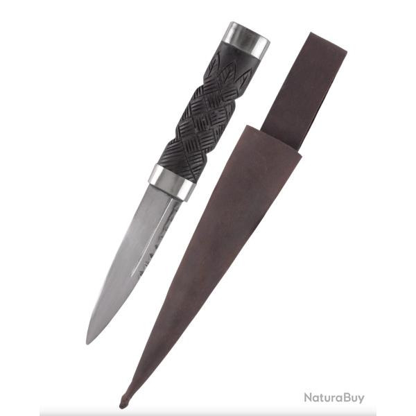 Couteau �cossais Forg� Sgian Dubh avec �tui en cuir