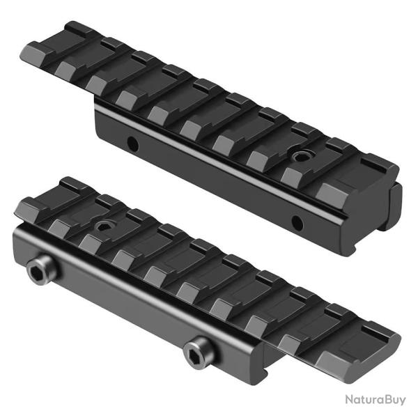 Adaptateur de rail tactique de 11mm � 21m - Aluminium