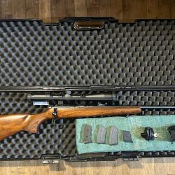 Carabine CZ 455 + lunette + 4 chargeurs