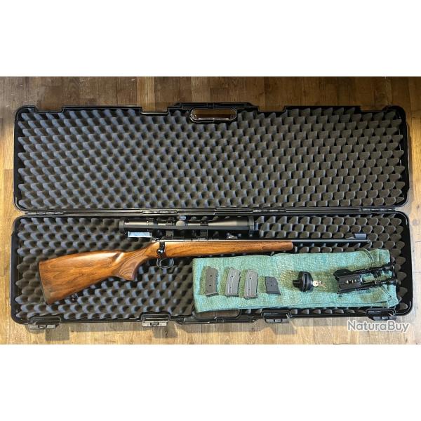 Carabine CZ 455 + lunette + 4 chargeurs
