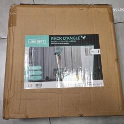 JARDIKT 20040028 Rack d'angle pour outils de jardin *NEUF*