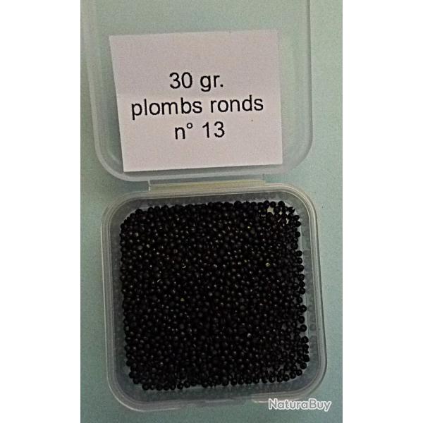 Boite Plombs ronds fendu n� 13 sous boite plastique