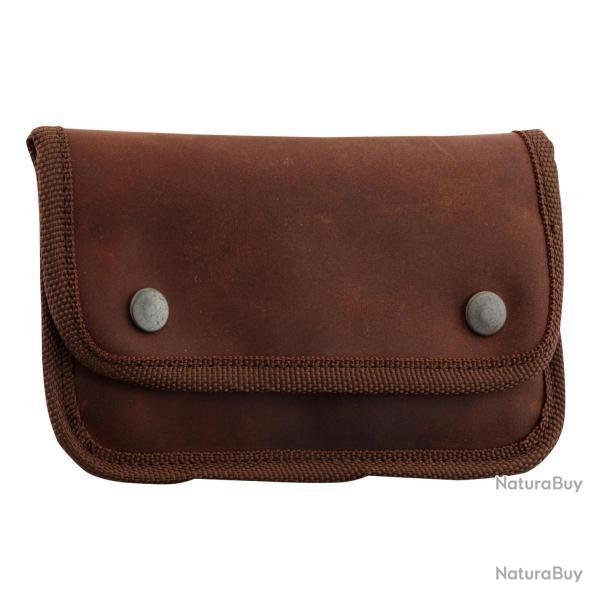 Pochette croupon cir�e cuire 10 balles 7 et 9mm