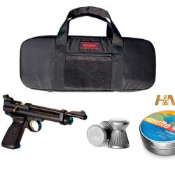 PACK Pistolet Crosman 2240 CO2 Cal. 5,5 mm 140 m/seg.