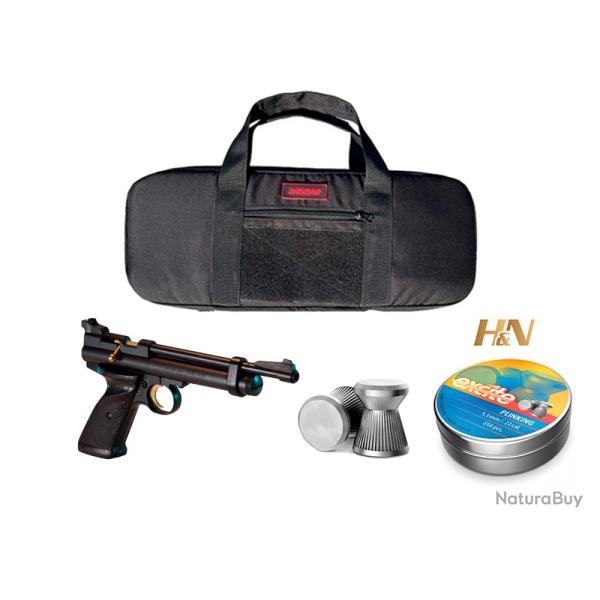 PACK Pistolet Crosman 2240 CO2 Cal. 5,5 mm 140 m/seg.