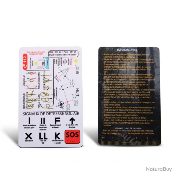 Carte-Guide de survie