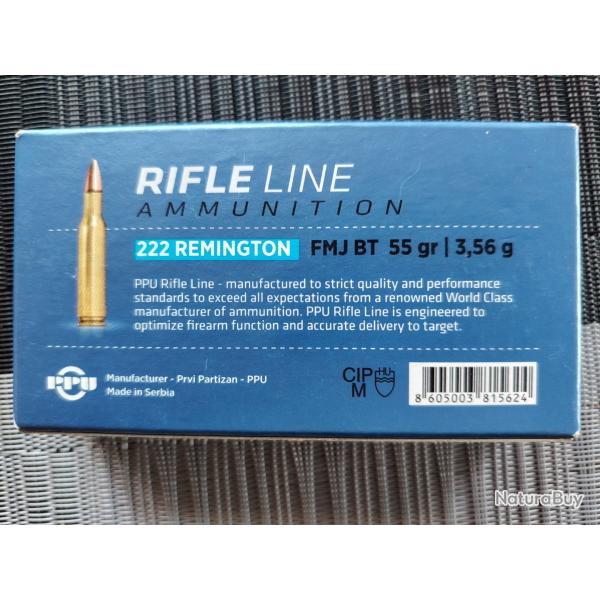 lot munition 222 rem
