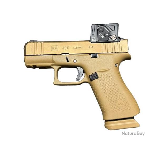 GLOCK 43X COYOTE AIMPOINT