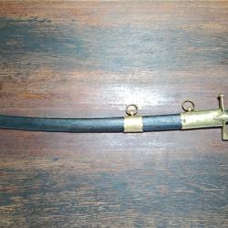 Sabre d'officier de chasseur &agrave; cheval - mod&egrave;le de 1792 - r&eacute;volution, premier empire - TBE