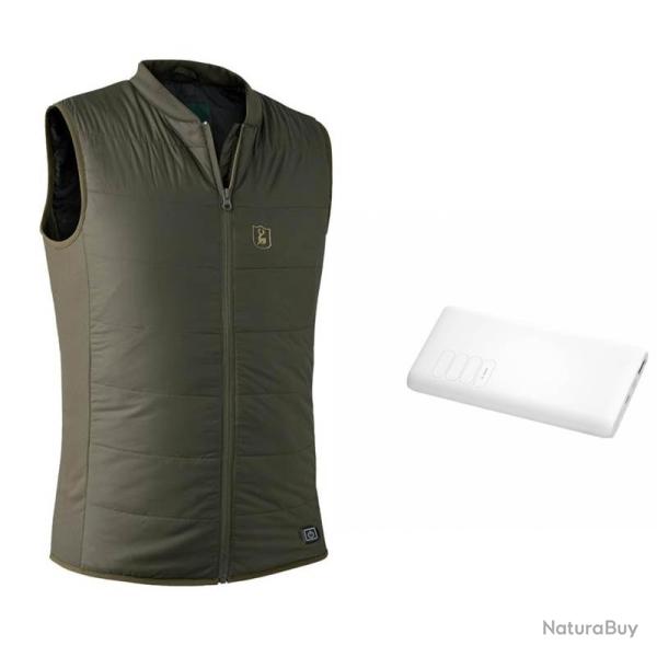 Pack Gilet Chauffant Deerhunter Heat Inner + Batterie  L