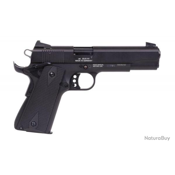 PISTOLET GSG 1911 NOIR PLAQUETTE NOIRE CAL 22 LR