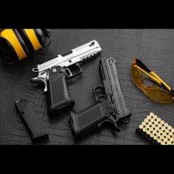 PISTOLET ERMOX X-POWER cal 9para noir ou chrom&eacute;
