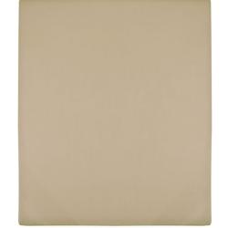 Drap housse jersey coton taupe 160x200 cm doux respirant