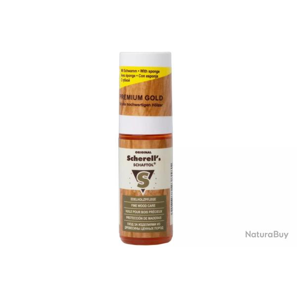 Huile pour bois pr�cieux SCHERELL'' SCHAFTOL 1er GOLD 50ml