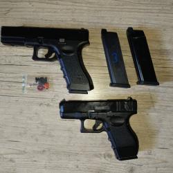 GLOCK B&W plus GLOCK MINI  AIRSOFT