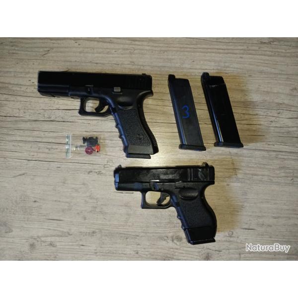 GLOCK B&W plus GLOCK MINI  AIRSOFT