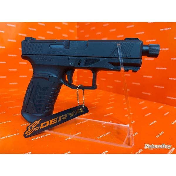 Pistolet DERYA DY9 Noir Filet� "Optics Ready" cal.9x19