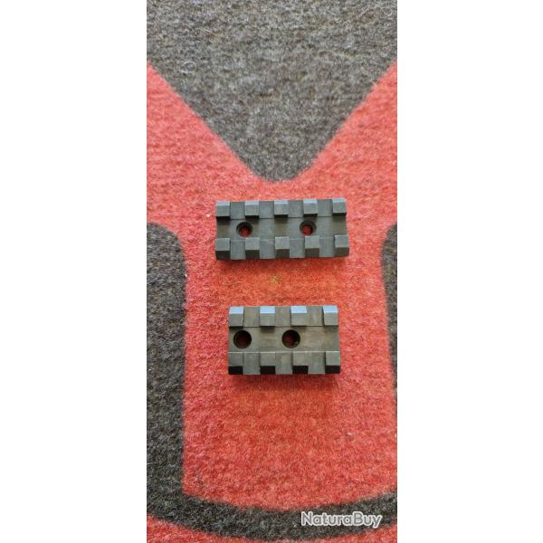 Embases PRI picatinny 2 pi�ces pour Remington 700