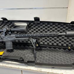 Pack complet Howa 1500 cal.308win +lunette 5-25x56 + silencieux + bipied + malette