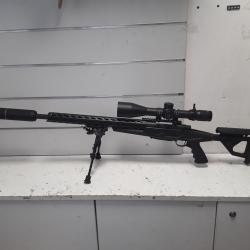 Pack complet Howa 1500 cal.308win +lunette 5-25x56 + silencieux + bipied + malette
