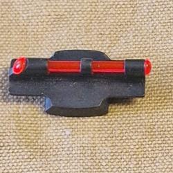 Guidon fibre rouge sur queue d'aronde LPA hauteur 7mm HILMAR SUPER DESTOCK !!!