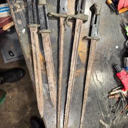 Lot de 5 ba&iuml;onnettes
