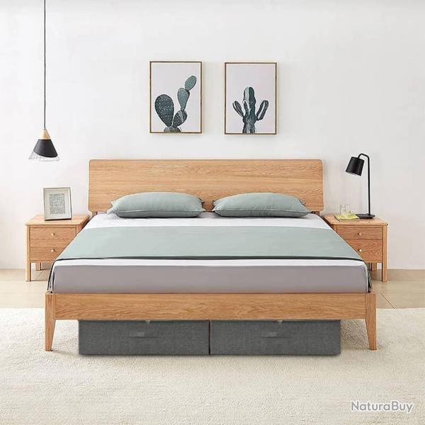 Bo�tes de rangement 2 pcs Tissu 70x40x18 cm Anthracite