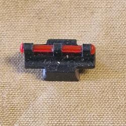 Guidon fibre rouge sur queue d'aronde LPA hauteur 8mm HILMAR SUPER DESTOCK !!!