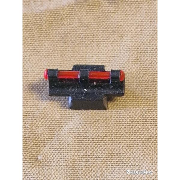 Guidon fibre rouge sur queue d'aronde LPA hauteur 8mm HILMAR SUPER DESTOCK !!!