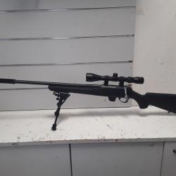 Carabine tikka T1X cal.22lr synth&eacute;tique can.51cm gaucher + lunette 3-9x40 + malette