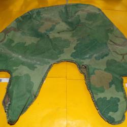 ARMEE AMERICAINE U.S : COUVRE CASQUE US M1 WOODLAND REVERSIBLE AVEC TAMPON 1974 PERIODE  DE LA GUERR