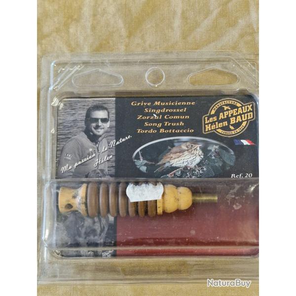 Appeau � soufflet grive musicienne Helen Baud DESTOCKAGE!!!