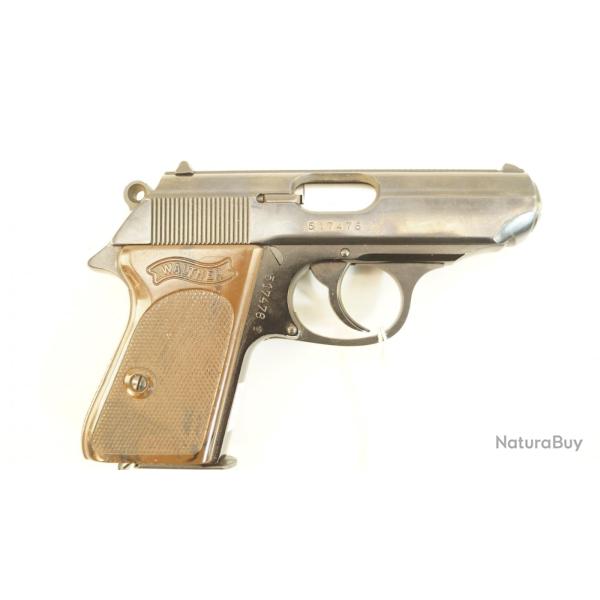 pistolet walther ppk-l 7.65 chassis aluminium