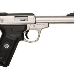 Pistolet Smith & Wesson - S&W 22 Victory - 22 LR - Inox - 5.5" - Canon Filet&eacute; - 777624