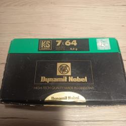 Munitions 7x64 8g 123 gr