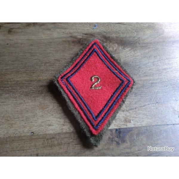 losange  de bras 2�r�giment d'artillerie