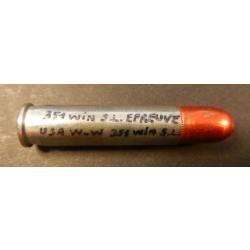 1685 - Rare Cartouche .351 WINCHESTER SELF LOADING Epreuve