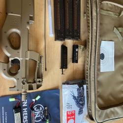 Air soft aeg fn Herstal p90 2 joules .