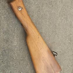 Crosse de fusil Lebel 86 93 en pi&egrave;ce d'origine avec garnitures