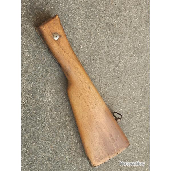 Crosse de fusil Lebel 86 93 en pi�ce d'origine avec garnitures