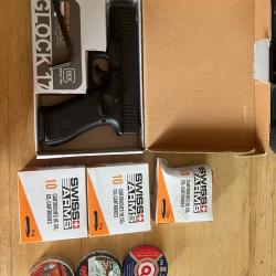 Pistolet CO2 glock 17 umarex plomb 4,5mm 3 joules