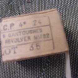 boite  de  cartouches de revolver 1892 Mas